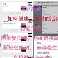 引流裂变王短链接渠道码群码一体活码管理系统,微信卡片生成程序源码系统